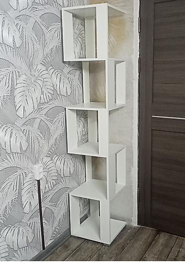 Другая мебель: Стеллаж белый Pine, 35х35х175 см +Бесплатная доставка по городу Цена — 14