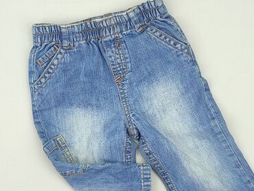 spodnie z długą nogawką: Denim pants, 3-6 months, condition - Very good