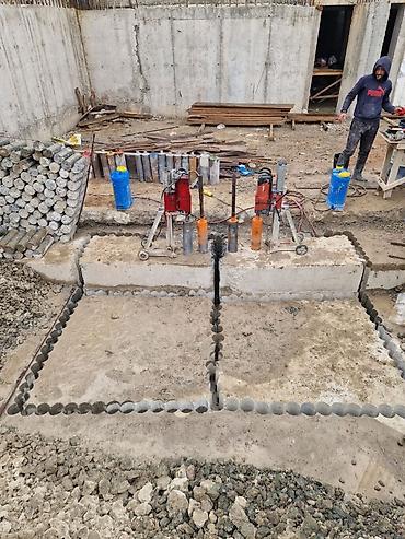 Beton işləri: Beton kəsmə–deşmə xidməti - Dəmirsiz və armaturlu betonun kəsilməsi — 1