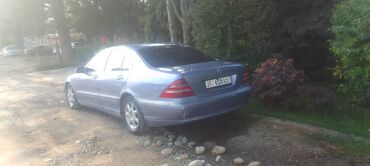 аренда авто с последующим выкупом в бишкеке: Mercedes-Benz S-Класс (W220), седан, синий металлик. Ключевые