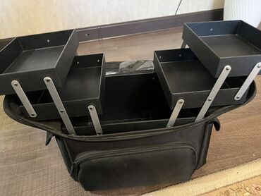 сумка для мастера: Сумка-чемоданчик со съемным органайзером для визажистов, мастеров