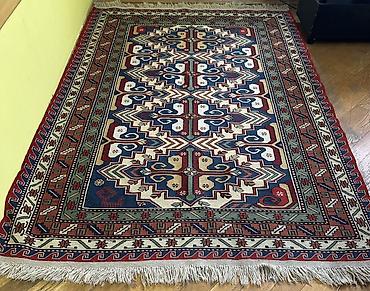 Шерсть: Qədimi dərmə kilim əl işi yaşı 100 dən çox - Material: təbii yun — 1