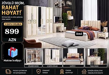 carpayi gence: Yataq otağı dəsti – zövqlü və rahat dizayn Komplektə daxildir: - 6 — 1