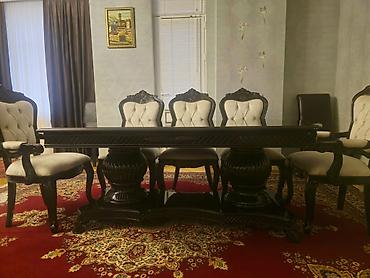 Ev və bağ: Malaziya istehsali 8 sutul 1 stol tel 055 540 50 78 əlaqə saxlayın — 1