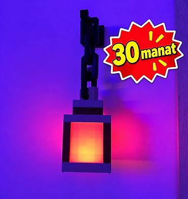 LED divar lampası – dekorativ asma fənər dizaynı - Kublu/kvadrat