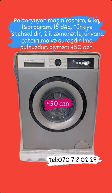 vestel paltaryuyan masin qiymeti: Paltaryuyan maşın 6 kq