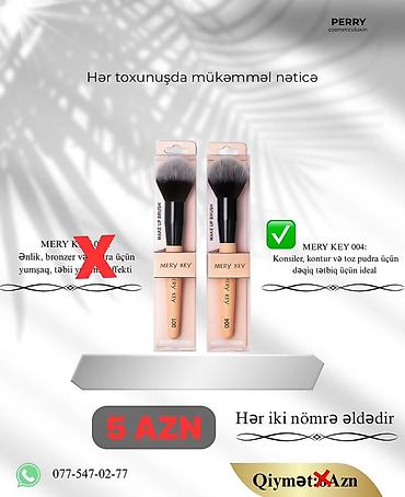 Üz makiyajı: Ənlik, Yeni, Ünvandan götürmə, Ödənişli çatdırılma, Rayonlara çatdırılma — 4