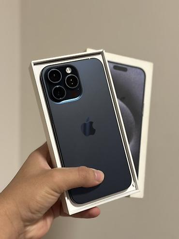 IPhone 15 Pro Max, Б/у, 1 ТБ, Blue Titanium, 87 %
