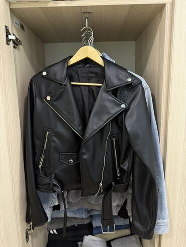 купить кожаную куртку в баку: Dəri kurtka, Zara, M (EU 38)