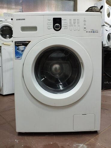 мастера по ремонту стиральных машин: Стиральная машина Samsung, Б/у, Автомат, До 5 кг, Компактная