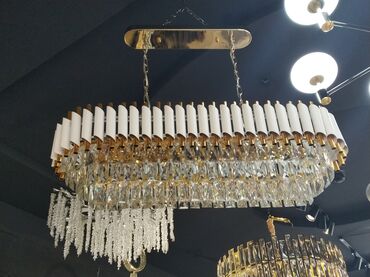 spot lampalar qiymeti: Çılçıraq, 10 və daha çox lampa, Xrustal