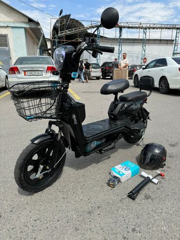 Детские электрокары: Panda Electric bike 2.0 350w размер колеса 16r 48v 12ah_, насос