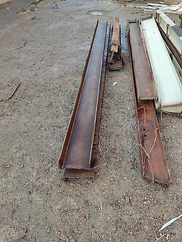 Двутавровая балка: Стальные балки/швеллера, разнокатаные, после демонтажа конструкций. - — 5