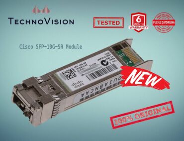 fiber optik modem: Cisco SFP 10G SR Module ✔️Sertifikasiyadan keçmiş təcrübəli