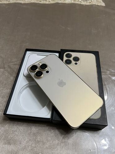 колонки радиотехника: IPhone 13 Pro, Колдонулган, 128 ГБ, Алтын, Куту, 78 %