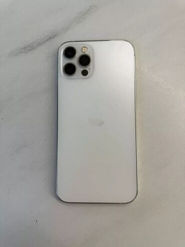 Apple iPhone: IPhone 12 Pro, Б/у, 256 ГБ, White Titanium, Чехол, Коробка, 83 %