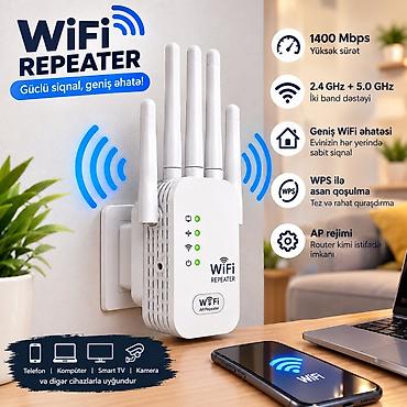 жёсткий диск для ноутбука: WiFi Repeater 1400 Mbps – evinizin hər yerində sabit internet üçün — 4