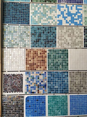 ideal kafel metlax: Mozaik kafel kolleksiyası - Material: Şüşə və keramika mozaikalar -