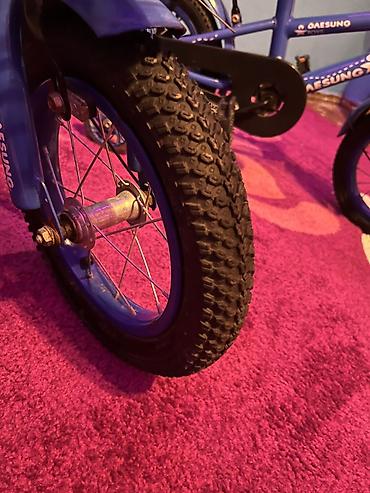 12 lik: Uşaq velosipedi – Daesung Toys, mavi rəng (təzədir heç surulmeyib — 2