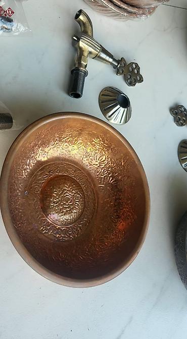 mis samovar: Osmanlı üslubunda dekorativ vintilli kranlar və naxışlı əlüzyuyan — 2
