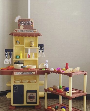 Игрушки: Новая Игрушка кухня Кухонный гарнитур детский Высота 90см
