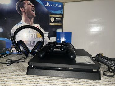 playstation işlənmiş: Playstation 4 slim model 500 gb şəxsi istifadə olunub tam işlək