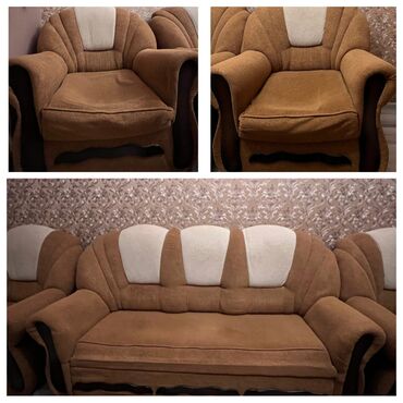 divan kreslo instagram: Диван, 2 кресла, Без подьемного механизма, Нераскладной