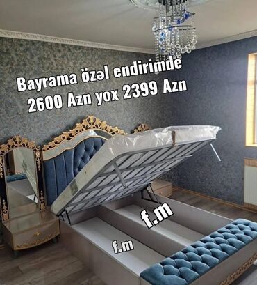 Yataq otağı dəstləri: Gözel görünüşlü yataq destimiz 😍 Qiymet 1100 azn Fabrik istehsalidir — 9