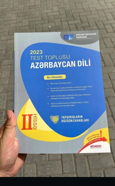 Testlər: Azərbaycan dili Testlər 11-ci sinif, DİM, 2-ci hissə, 2023 il