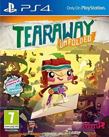 PS4 (Sony Playstation 4): Ps4 tearaway unfolded