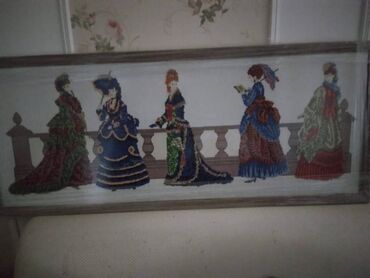 Şəkillər, tablolar: ВЫШИВКА. Вышитые картины в раме. Обращаться по номеру Женщина с — 3