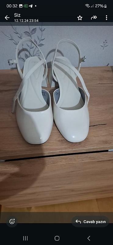 Tuflilər: Tuflilər, Zara, Ölçü: 40, rəng - Bej, Yeni — 2