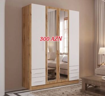 Dolablar: Yeni, Açılan, 3 qapılı Düz dolab, Qarderob, paltar dolabı, Azərbaycan — 17