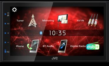 multimedija za auto winwin: JVC KW-M27DBT дигитална мултимедија уређај са скраћеним телом (дубина