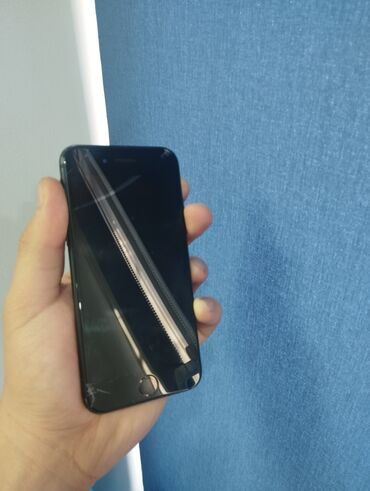 Apple iPhone: IPhone 7, Колдонулган, 64 ГБ, Black Titanium, 100 %