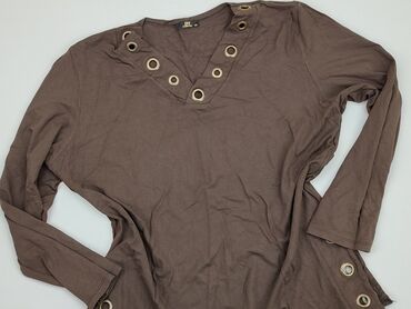 brązowa bluzki: Bluzka Damska, XL, stan - Dobry