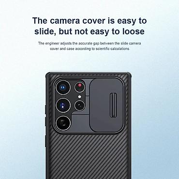 Maske i futrole za telefone: Maska Nillkin CamShield Pro za Samsung Galaxy S22 Ultra plava. Uz brzu — 13