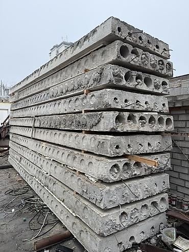 Пустотные плиты перекрытия ЖБ - Тип: железобетонные многопустотные at lalafo.kg Пустотные плиты перекрытия ЖБ - Тип: железобетонные многопустотные