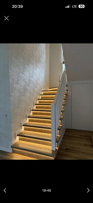 Деревянные лестницы: Деревянная лестница Для дома, Бесплатная доставка, Вид дерева: Лиственница, Форма лестницы: Прямая, Стиль: Лофт — 9