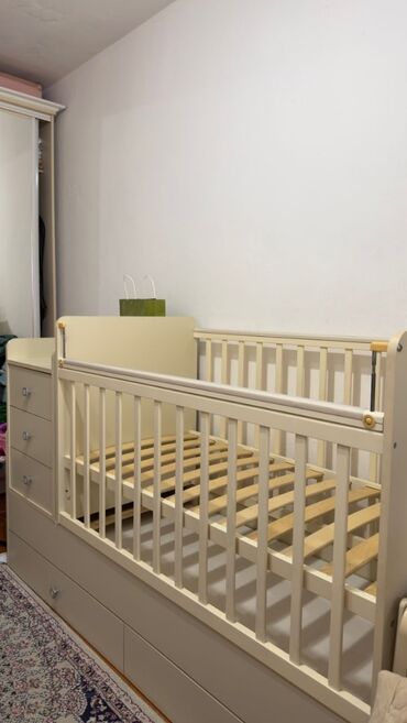 детская кровать манежка: Манеж, Для девочки, Для мальчика, Новый