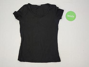 czarne dresy: T-shirt damski, rozmiar S — 2