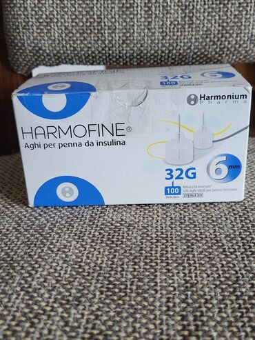 Medicinski proizvodi: HARMOFINE 32G 6mm iglice za PEN za insulin 100 kom u kutiji