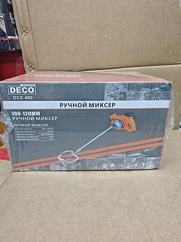 машинка для смеси: Ручной строительный миксер DECO DCX-400 Основные характеристики: - — 1