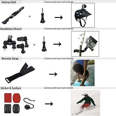 Другие аксессуары для фото/видео: Продаю Набор аксессуаров для экшн-камер GoPro 9 10 11 12 — 7