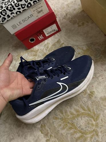 мужские кроссовки найк: Мужские кроссовки, 43, Nike, Б/у, цвет - Синий, Самовывоз — 3