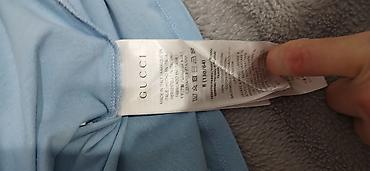 similac gold 2: Gucci markalı uşaq футболkası. Açıq mavi rəngdədir, qısaqollu və — 1