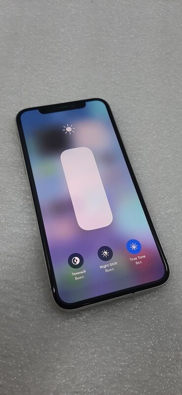 Apple iPhone: IPhone X, Б/у, 64 ГБ, Белый, 100 %