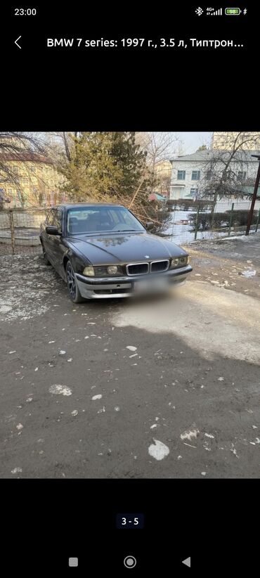 BMW: BMW 7 series: 1997 г., 3.5 л, Типтроник, Газ, Седан