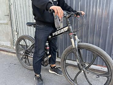 pegas: Горный складной велосипед PEGAS - Рама: складная алюминиевая — 7
