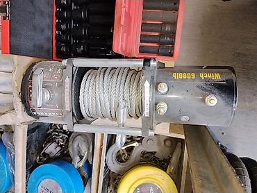 Электрическая лебёдка Winch 6000 lb. Подходит для тяговых и